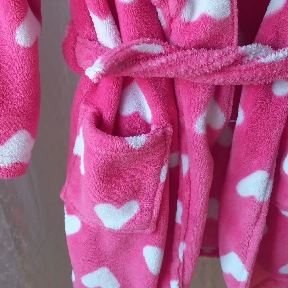 The Children's Place Heart Soft Robe Girls Size 5/6